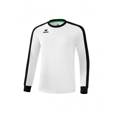 Erima Sport Long Sleeve Shirt Retro Star Jersey (100% Polyester) White/Black Men